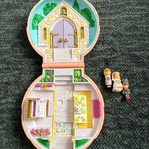 Vintage 1989 Blue Bird Pink and Yellow Action Figures Playset